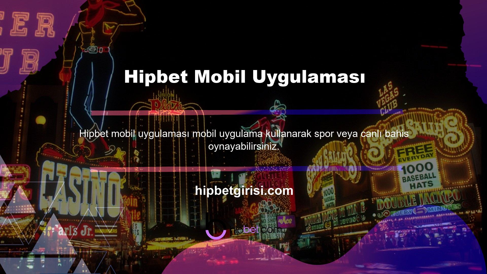 Hesabınıza giriş yapabilir, hesabınıza para ekleyebilir, 24 saat içinde para çekme talebinde bulunabilir, çevrimiçi destek ekibimizle iletişime geçebilir ve Hipbet mobile avantajlarından yararlanarak bonusunuzu dönüştürebilirsiniz